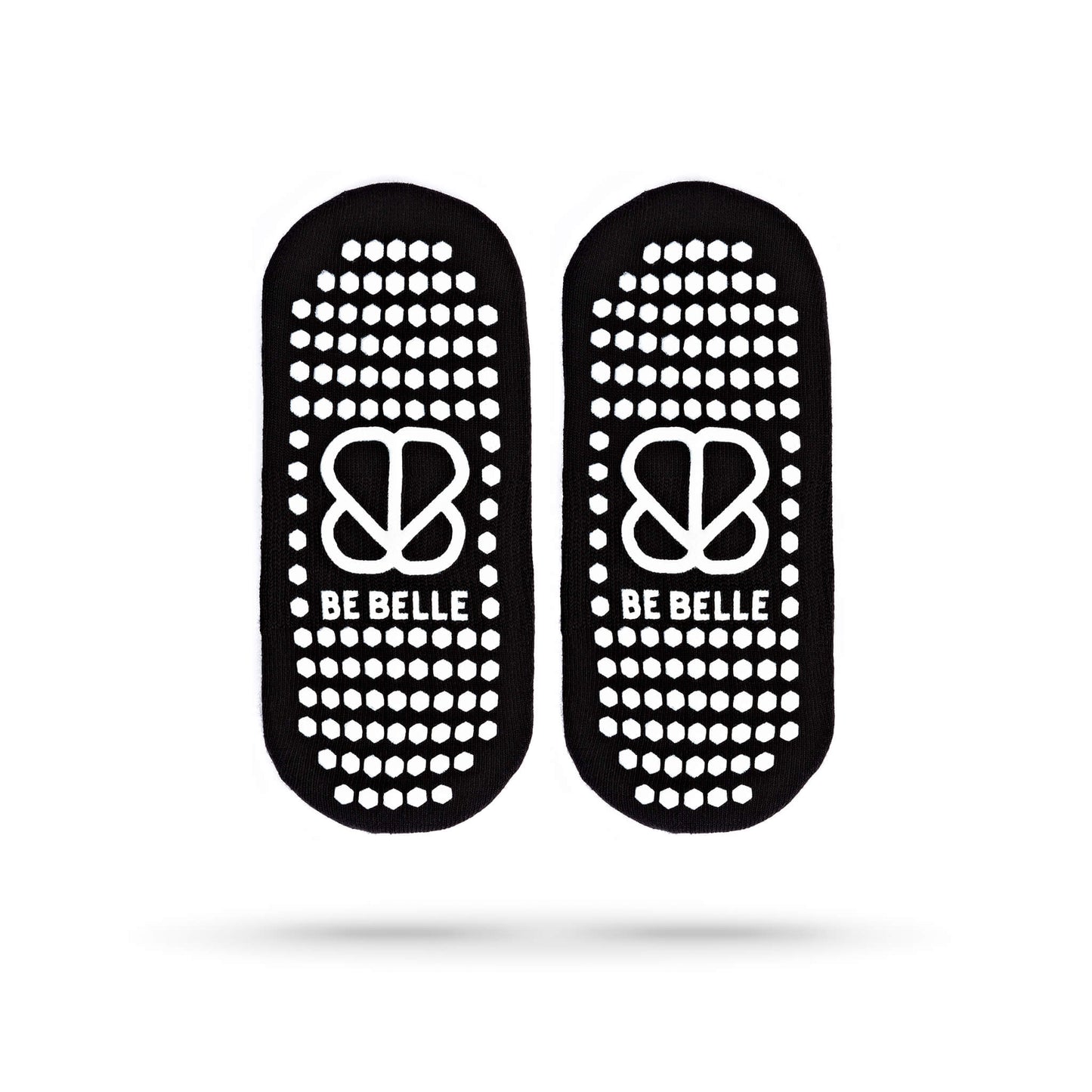 BeBelle Black Bamboo Grip Socks