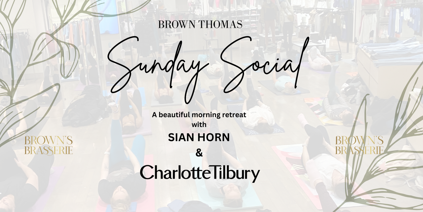 Cork. Sunday Social with Charlotte Tilbury 9th November