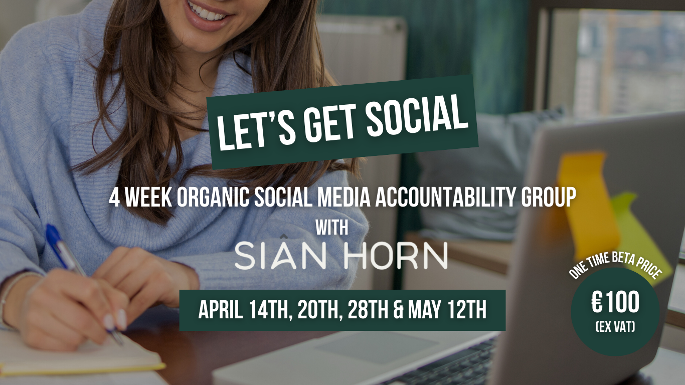 4 week Social Media Accountability Group