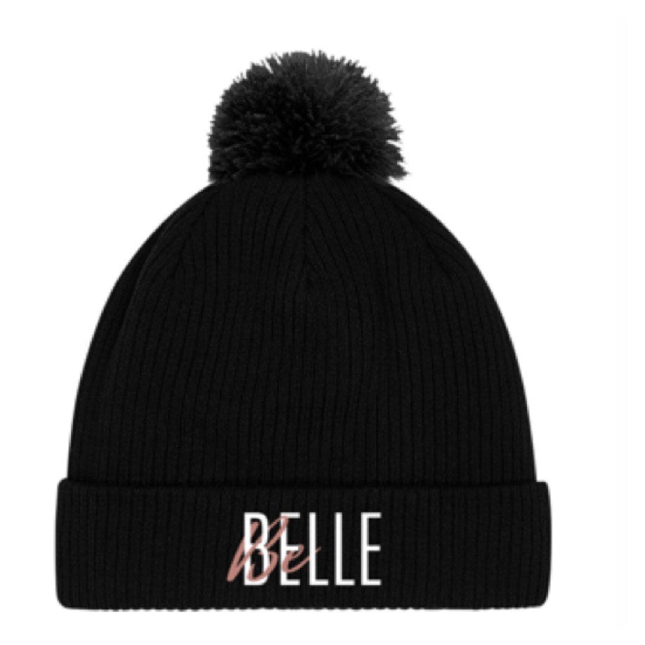 black bebelle hat for cold days